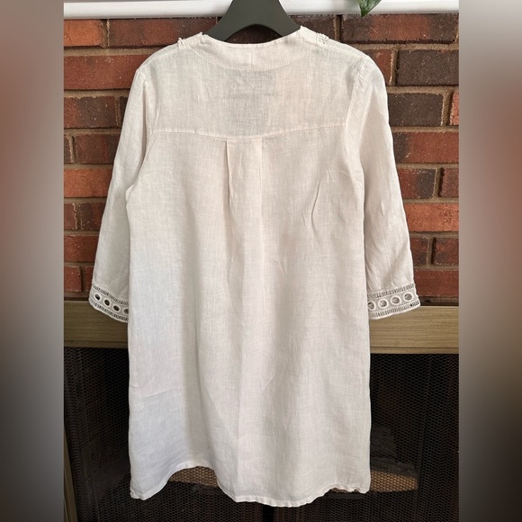 🖤 Via Signorla 100% Linen dress with great condition and clean no stains. - Picture 2 of 7